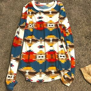 western, former fitting ribbed top